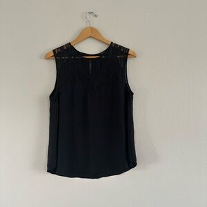 Fun 2 Fun Black Blouse Sleeveless Top
